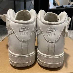 White Nike Air Force Ones